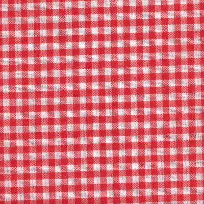 RED CHECKS UNIFORM FABRIC