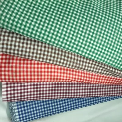 BROWN CHECKS UNIFORM FABRIC