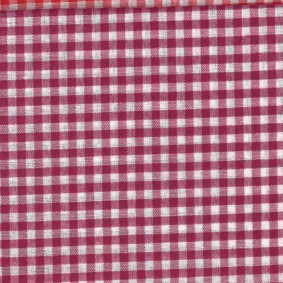 MAROON CHECKS UNIFORM FABRIC
