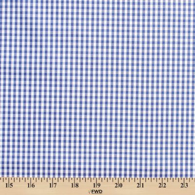 ROYAL BLUE CHECKS UNIFORM FABRIC